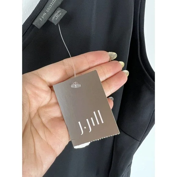 J. Jill Black Sleeveless Jumpsuit - Picture 11 of 12